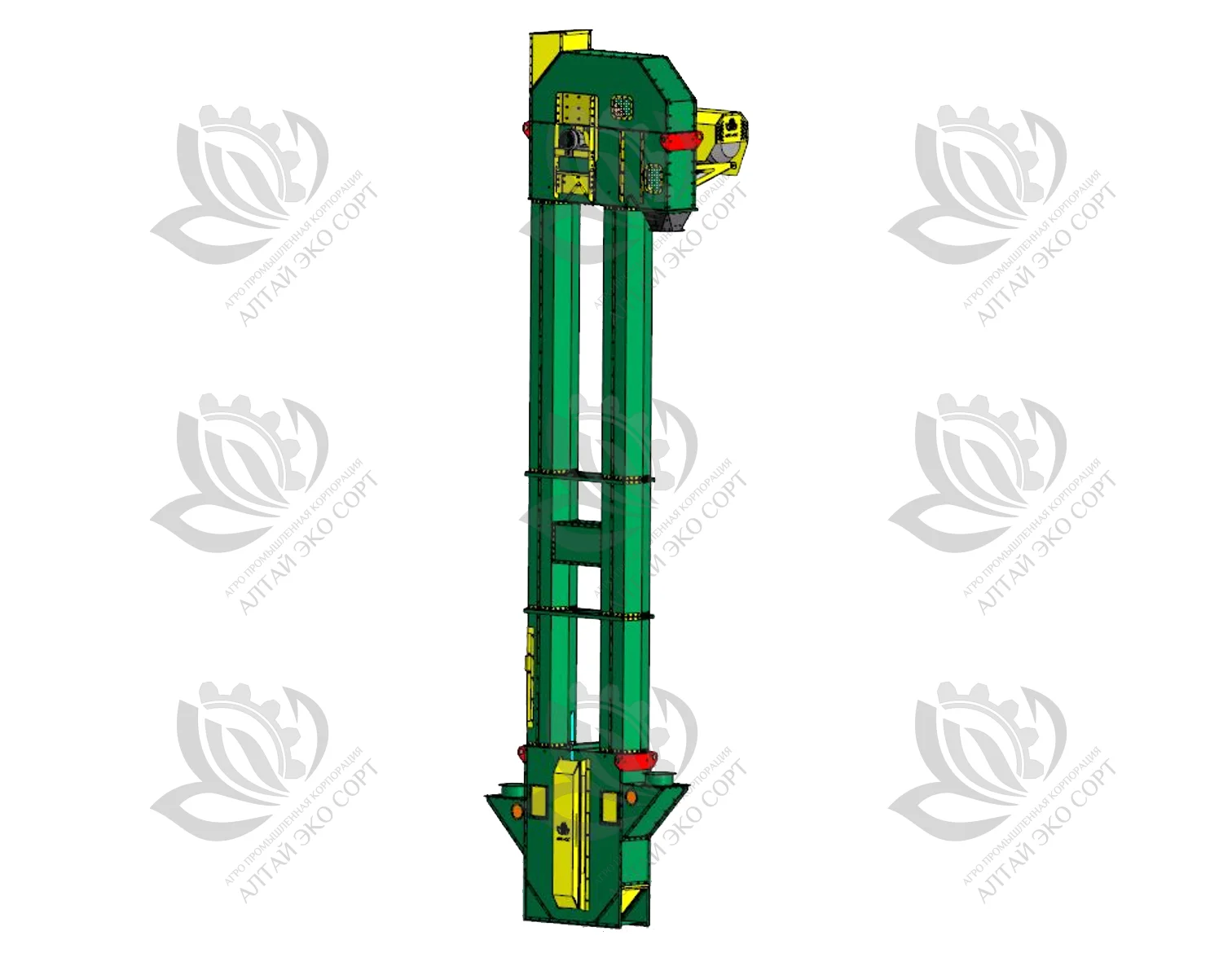 Нория ленточная ковшовая