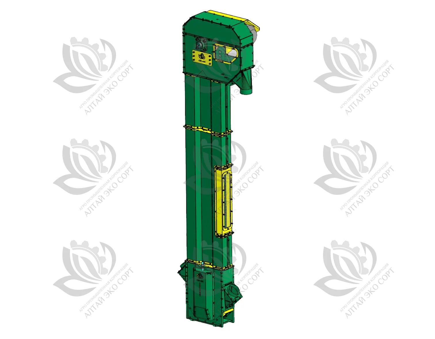 Нория ленточная ковшовая