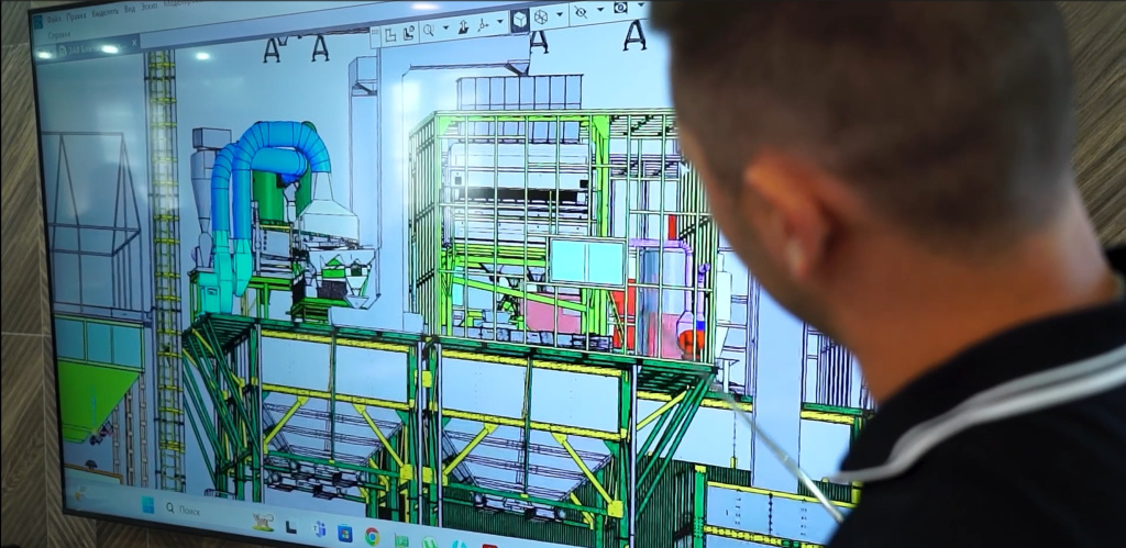 3д схема линии