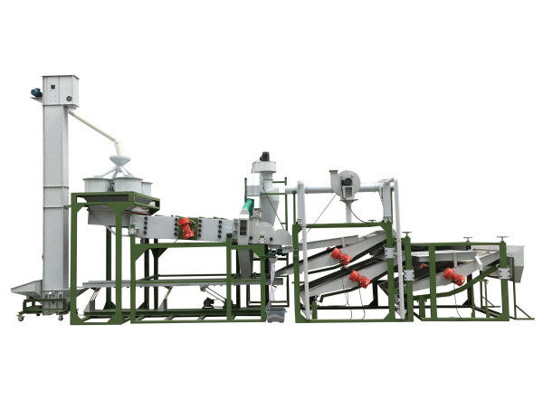 Линия очистки и шелушения семян подсолнечника