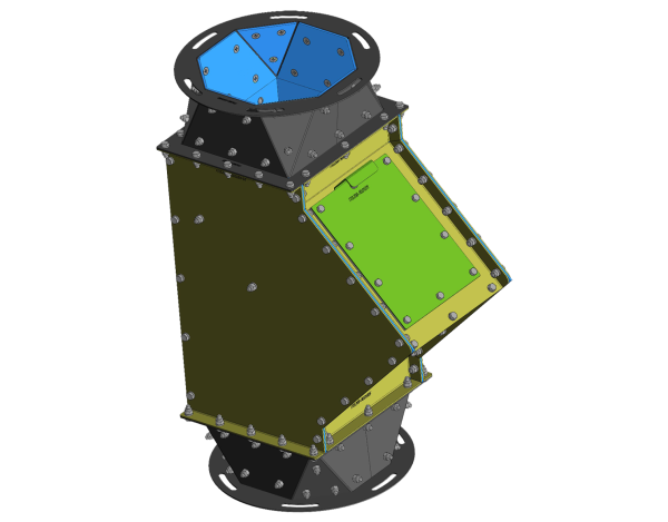 Гаситель скорости потока зерна