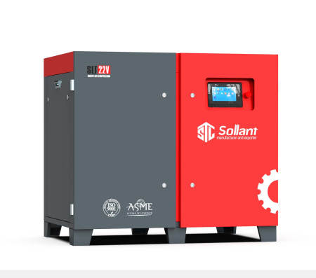 22KW screw air compressor sollant air compressor  (2)
