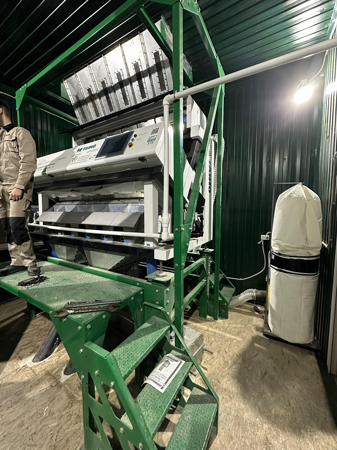 Линия очистки кондитерского льна