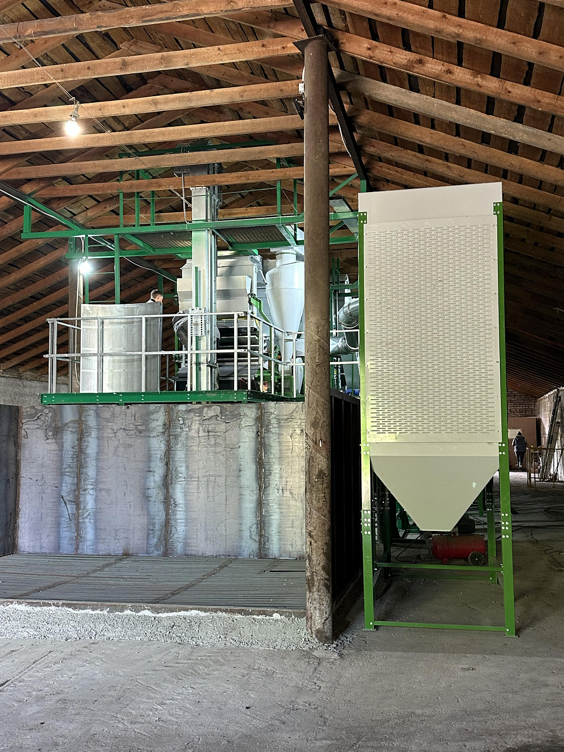 Линия очистки кондитерского льна