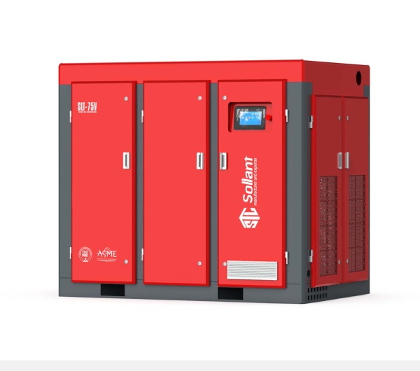 75KW screw air compressor sollant air compressor rotary screw air compressor manufacturers(2)
